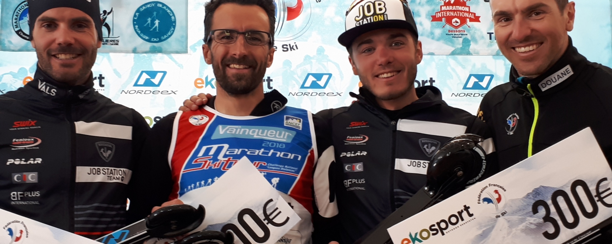 LES VAINQUEURS ACCLAMES AUX SAISIES