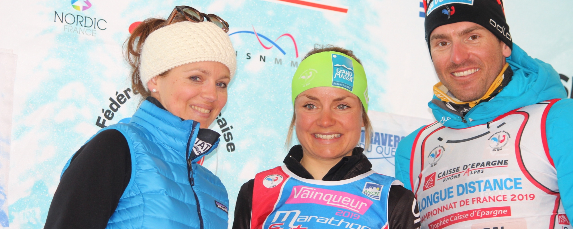 LES LAUREATS DU MARATHON SKI TOUR ACCLAMES AUX SAISIES
