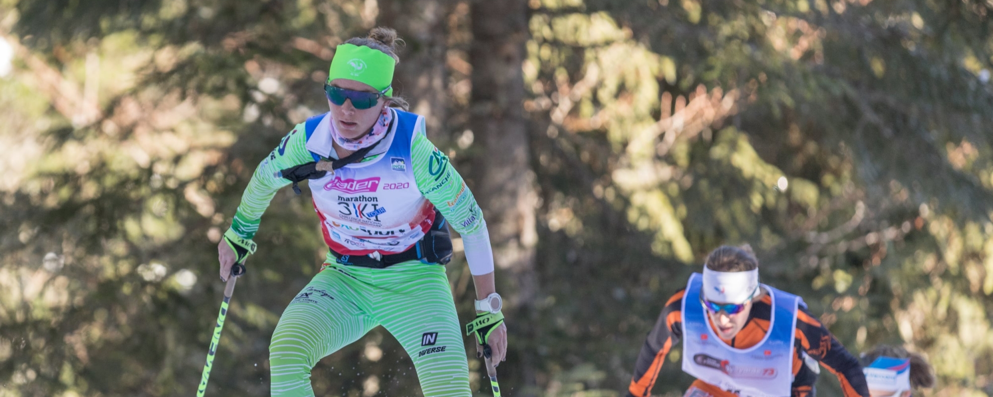 CELINE CHOPARD LALLIER  REMPORTE LE MARATHON SKI TOUR 2020