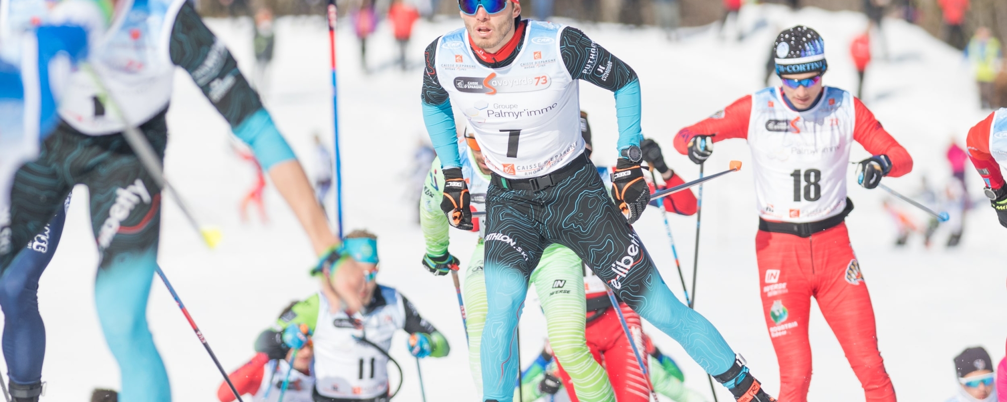 THOMAS CHAMBELLANT AU TOP DU MARATHON SKI TOUR